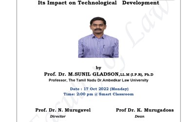 A Special Lecture on New Dimensions of IP & Its Impact on Technological Development A Special Lecture on New Dimensions of IP & Its Impact on Technological Development