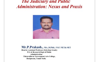 Special Lecture on “The Judiciary and Public Administration: Nexus and Praxis Special Lecture on “The Judiciary and Public Administration: Nexus and Praxis