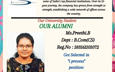 Placement Of Our Alumni Student At iprocess. Placement Of Our Alumni Student At iprocess.