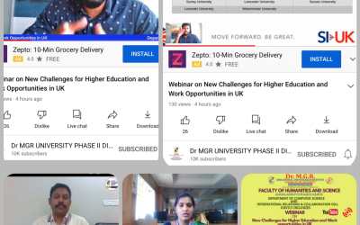 Report on Webinar on New Challenges for Higher Education and Work Opportunities in UK Report on Webinar on New Challenges for Higher Education and Work Opportunities in UK