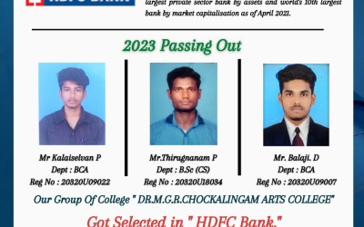 Placement of 2023 Passing Out Students in HDFC Bank Placement of 2023 Passing Out Students in HDFC Bank