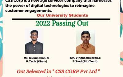 Placement of 2022 Passing out B. Tech Students Placement of 2022 Passing out B. Tech Students