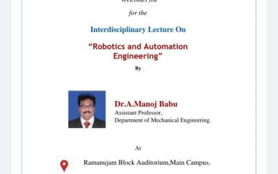 Interdisciplinary Lecture on Robotics and Automation Engineering Interdisciplinary Lecture on Robotics and Automation Engineering