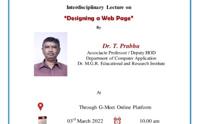 Interdisciplinary Lecture on Designing a Web Page Interdisciplinary Lecture on Designing a Web Page