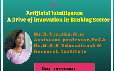 Interdisciplinary Lecture on Artificial Intelligence a Drive of Innovation In Banking Sector Interdisciplinary Lecture on Artificial Intelligence a Drive of Innovation In Banking Sector