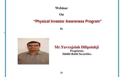 Webinar on Physical Investor Awareness Program Webinar on Physical Investor Awareness Program