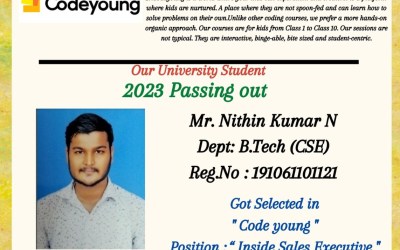 Placement of 2023 Passing Out Student Selected in Codeyoung Placement of 2023 Passing Out Student Selected in Codeyoung