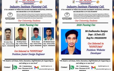 Placement Of 2023 Passing Out 11 B.Tech Student At HYPSTUMA Placement Of 2023 Passing Out 11 B.Tech Student At HYPSTUMA