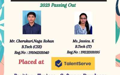 Internship for 2023 Passing out B. Tech Students at TalentServe Internship for 2023 Passing out B. Tech Students at TalentServe