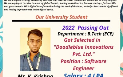 Placement of 2022 Passing Out B Tech ECE Student Placement of 2022 Passing Out B Tech ECE Student