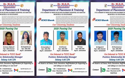 Placement of 2023 passing out 17 students in ICICI Bank. Placement of 2023 passing out 17 students in ICICI Bank.