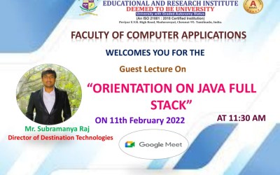 Orientation on JAVA full stack Orientation on JAVA full stack