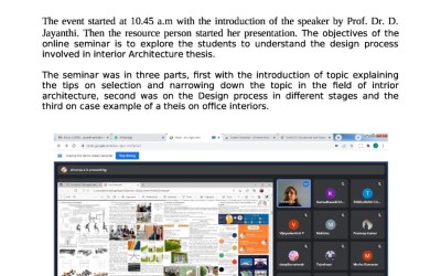 Guest Lecture on Interior Design Process for Interior Architecture Thesis Guest Lecture on Interior Design Process for Interior Architecture Thesis