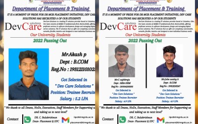 Placement Of 2022 Passed Out 3 Students At DevCare Solution Placement Of 2022 Passed Out 3 Students At DevCare Solution