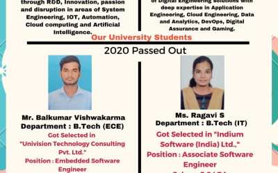 Placement of 2020 Passed Out Students Placement of 2020 Passed Out Students