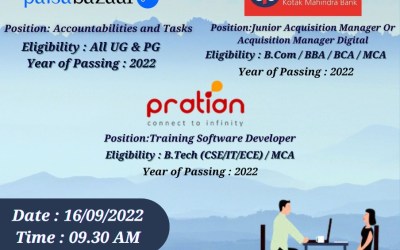 Department of placement and Training Welcomes Paisa bazaar and Kotak and Portion Department of placement and Training Welcomes Paisa bazaar and Kotak and Portion