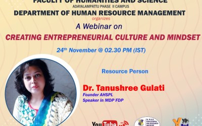 Creating Entrepreneurial Culture and Mindset Creating Entrepreneurial Culture and Mindset