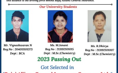 Placement of 2023 passing out 9 students in Bajaj Allianz. Placement of 2023 passing out 9 students in Bajaj Allianz.