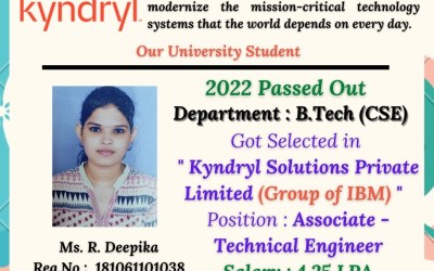 Placement Of 2022 Passed Out Student At Kyndryl Solutions Pvt Ltd Placement Of 2022 Passed Out Student At Kyndryl Solutions Pvt Ltd