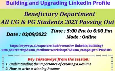 Masterclass On CV Building Masterclass On CV Building