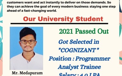 A Moment of Pride for Dr. MGR Placement Initiatives A Moment of Pride for Dr. MGR Placement Initiatives