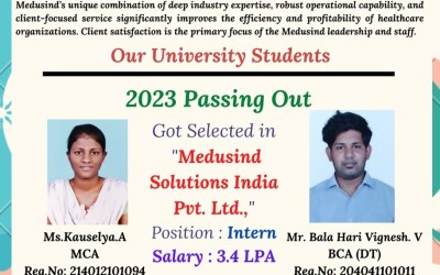 Internship Of 2023 Passing Out 2 Students At Medusind Internship Of 2023 Passing Out 2 Students At Medusind