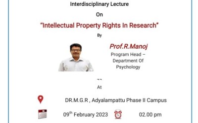 Interdisciplinary Lecture on Intellectual Property Rights in Research Interdisciplinary Lecture on Intellectual Property Rights in Research