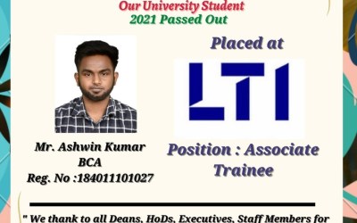 LTI Recruited our Student LTI Recruited our Student