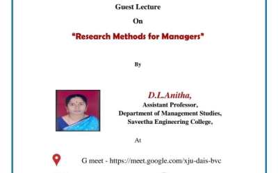 Guest Lecture on Research Methods for Managers Guest Lecture on Research Methods for Managers