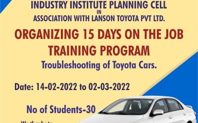 On the Job Training Program On the Job Training Program