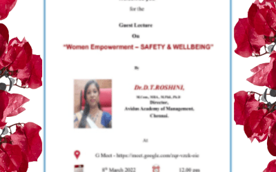 Guest Lecture on Women Empowerment – Safety A Well Being Guest Lecture on Women Empowerment – Safety A Well Being