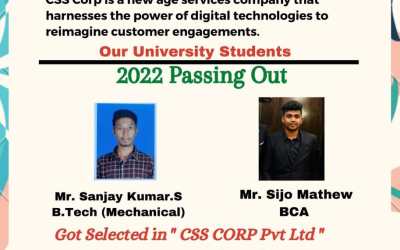Placement of 2022 Passing Out Students Placement of 2022 Passing Out Students