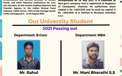 Placement of 2021 Passed out Students Placement of 2021 Passed out Students
