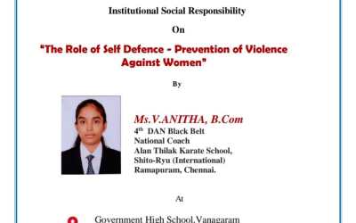 Institutional Social Responsibility On “The Role of Self Defence Institutional Social Responsibility On “The Role of Self Defence