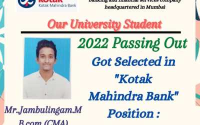 Placement Of 2022 Passing Out Student At Kotak Mahindra Bank Placement Of 2022 Passing Out Student At Kotak Mahindra Bank