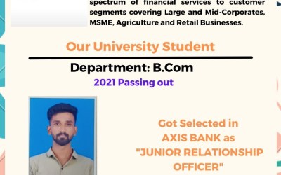 Placement of 2021 Passed out B. Com Student Placement of 2021 Passed out B. Com Student