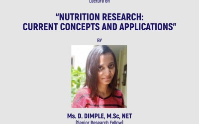 Lecture on Nutrition Research : Current Concepts and Applications Lecture on Nutrition Research : Current Concepts and Applications