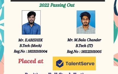 TalentServe Has Recruited 32 Students Of Our College TalentServe Has Recruited 32 Students Of Our College