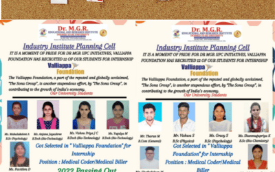 Placement of 2022 Passing out Students in Valliappa Foundation Placement of 2022 Passing out Students in Valliappa Foundation