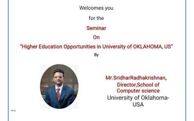 Seminar on Higher Education Opportunities in University of OKLAHOMA, US Seminar on Higher Education Opportunities in University of OKLAHOMA, US