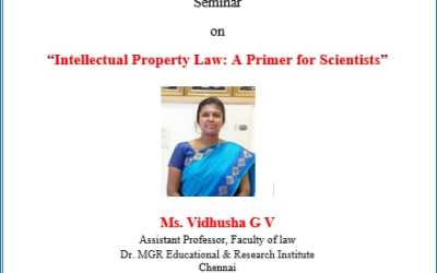 Seminar on Intellectual Property Law Seminar on Intellectual Property Law