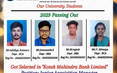Placement Of 2023 Passing Out 23 Students At Kotak Mahindra Bank Placement Of 2023 Passing Out 23 Students At Kotak Mahindra Bank
