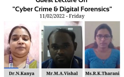 Report on Guest Lecture on Cyber Crime and Forensics Report on Guest Lecture on Cyber Crime and Forensics