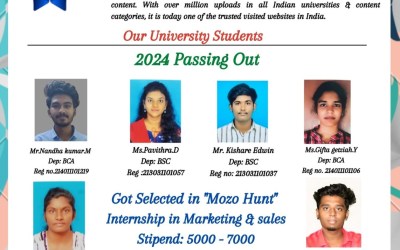 Placement of 2024 Passing Out Students in Mozo Hunt Placement of 2024 Passing Out Students in Mozo Hunt