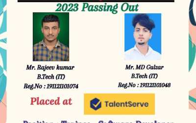 TalentServe has Recruited 28 or MGRERI Students for Internship TalentServe has Recruited 28 or MGRERI Students for Internship