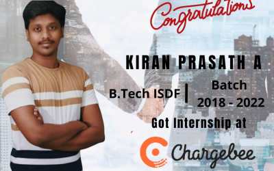 Internship at Chargebee Internship at Chargebee