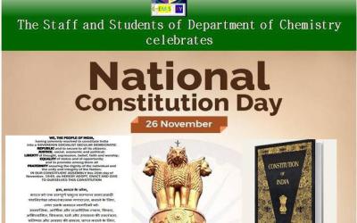 National Constitution day Celebrations by Department of Chemistry National Constitution day Celebrations by Department of Chemistry