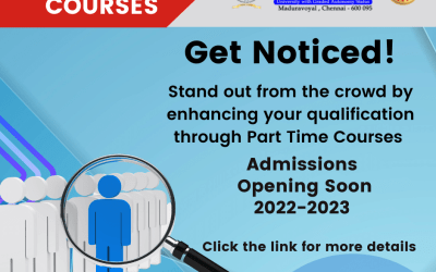 Admissions Opening Soon – Part Time Courses 2022-2023 Admissions Opening Soon – Part Time Courses 2022-2023
