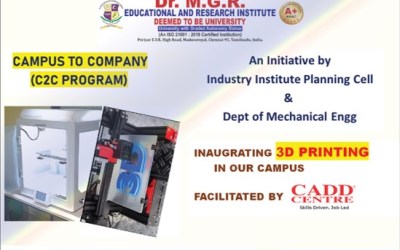 INAUGRATING 3D PRINTING IN OUR CAMPUS INAUGRATING 3D PRINTING IN OUR CAMPUS