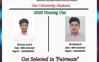 Placement of 2023 Passing Out Students in Fairmate Placement of 2023 Passing Out Students in Fairmate